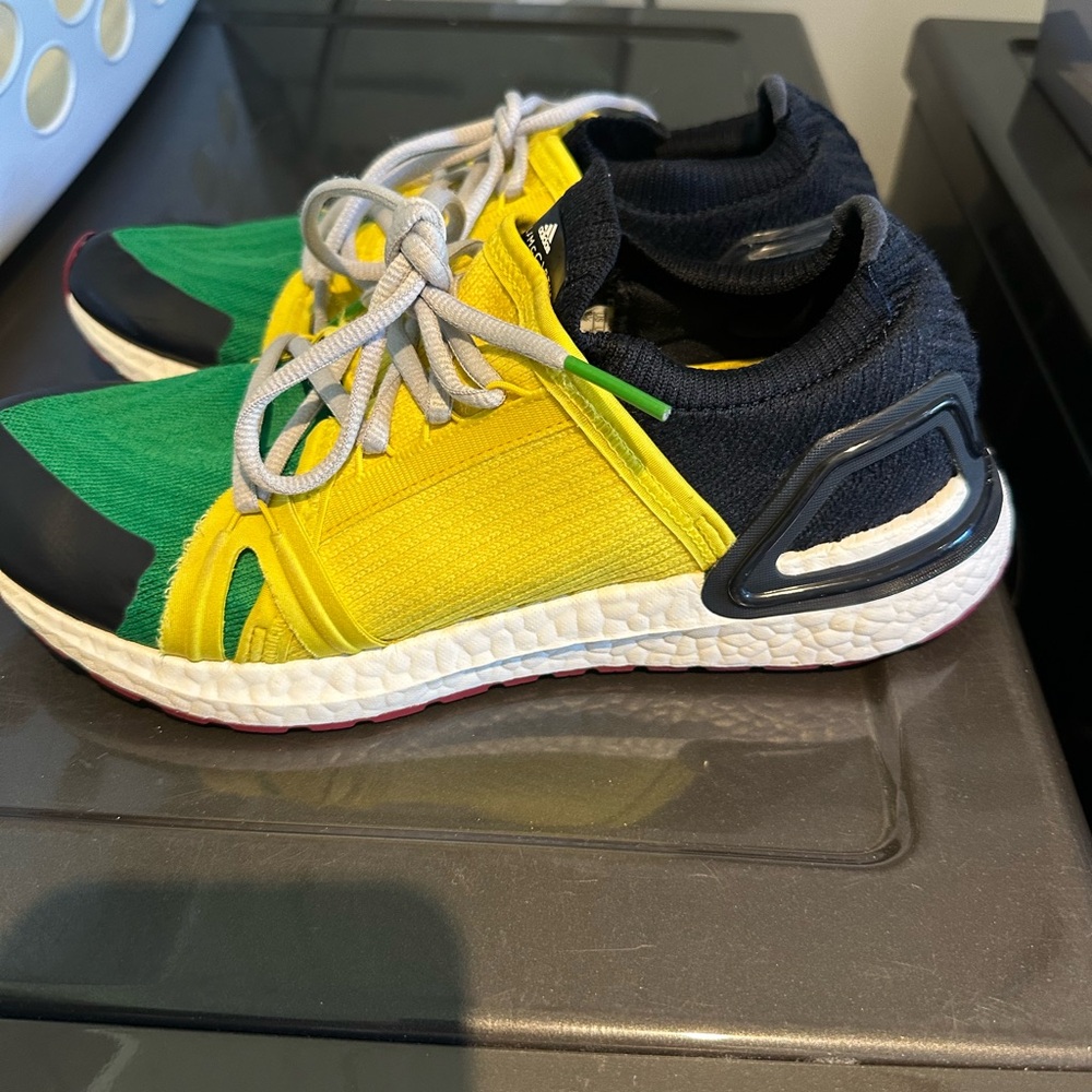 Adidas by Stella McCartney Green and Yellow Sneakers Lightweight